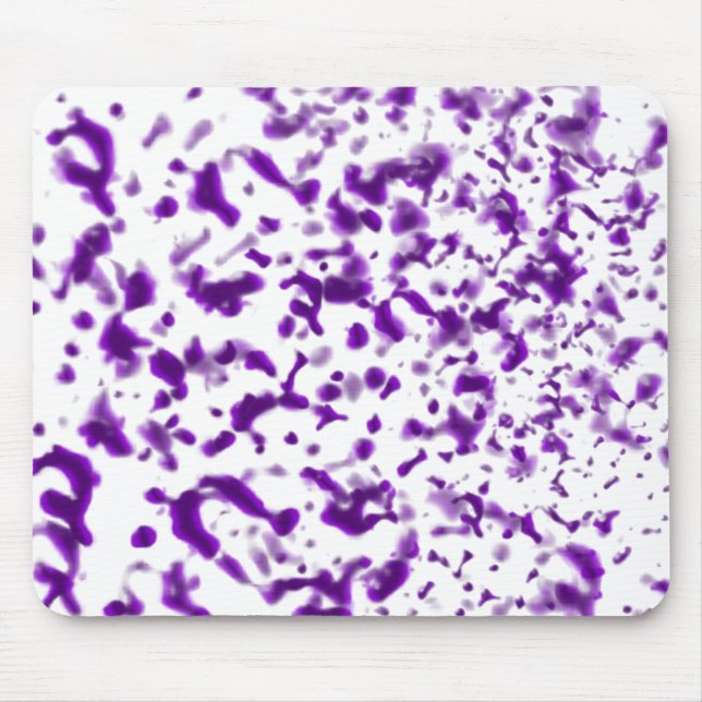 Mousepad Paint Spatter Roxo (Frente)