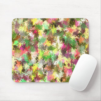 Mousepad Paint Splatter Autumn Color deixa Abstrato