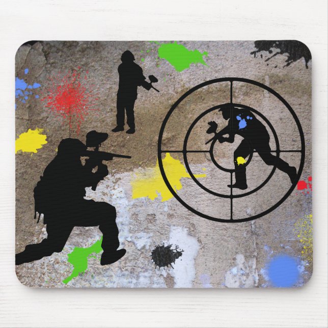 Mousepad Paintball da guerrilha urbana (Frente)