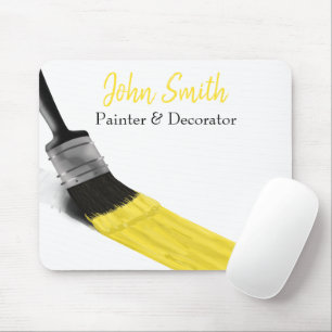 Mousepad Painting Painter Service Company Brussel Amarelo