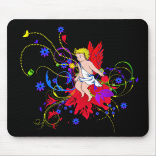 Mousepad País das fadas voado vermelho (fada)
