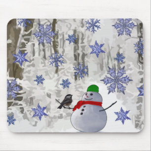 Mousepad País das maravilhas do inverno