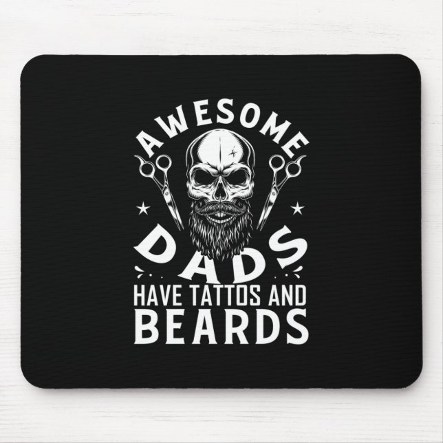 Mousepad Pais Fantásticos Têm Tatuagens E Barras (Frente)