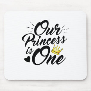 Mousepad Pais Mães primeiros aniversarios da Filha Princesa