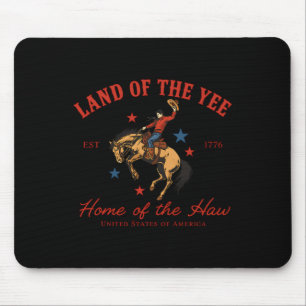 Mousepad País Rodeio Patriótico EUA Ocidental Terra De