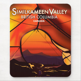 Mousepad País Semelhante, viagens vintage do Canadá
