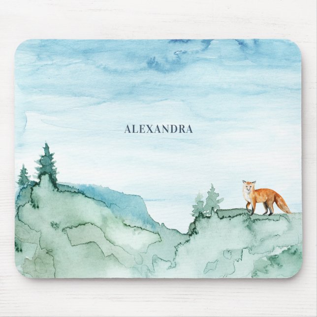 Mousepad Paisagem Aquática Floresta Marinha (Frente)