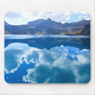Mousepad Paisagem azul do lago