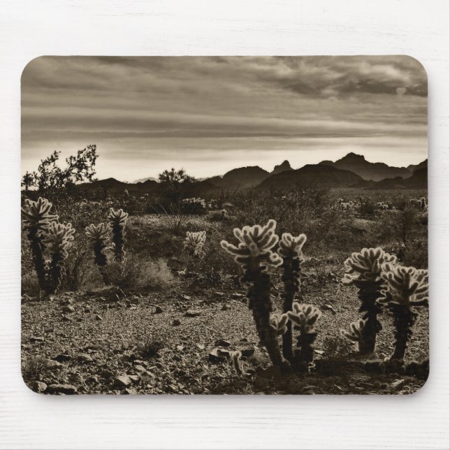 Mousepad Paisagem Cactus (Frente)