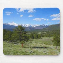 Mousepad Paisagem Cênica da Vista da Montanha Rochosa