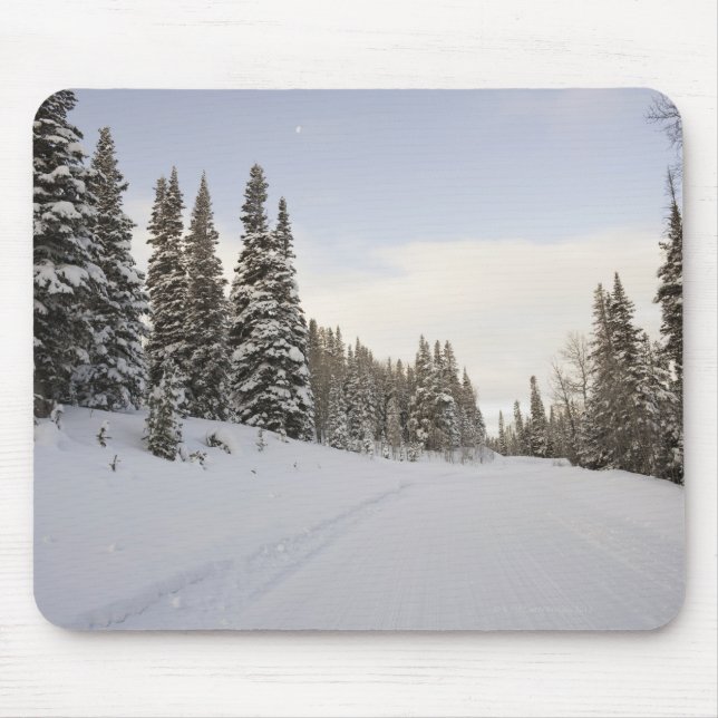 Mousepad Paisagem coberto de neve (Frente)