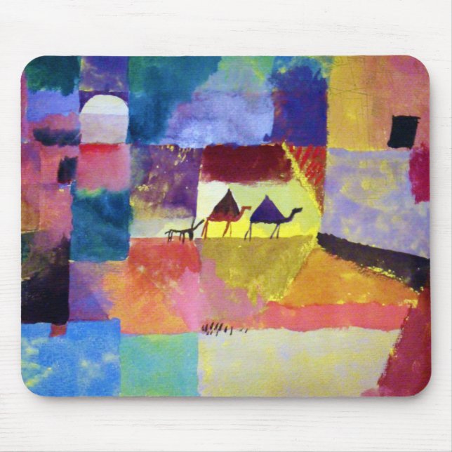 Mousepad Paisagem com Camelos, Paul Klee (Frente)