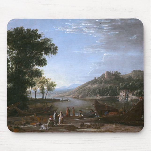 Mousepad Paisagem com comerciantes (Frente)