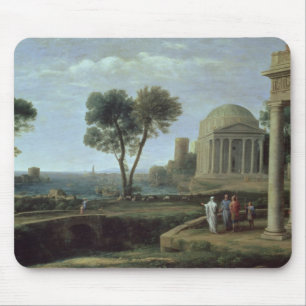 Mousepad Paisagem com o Aeneas em Delos, 1672