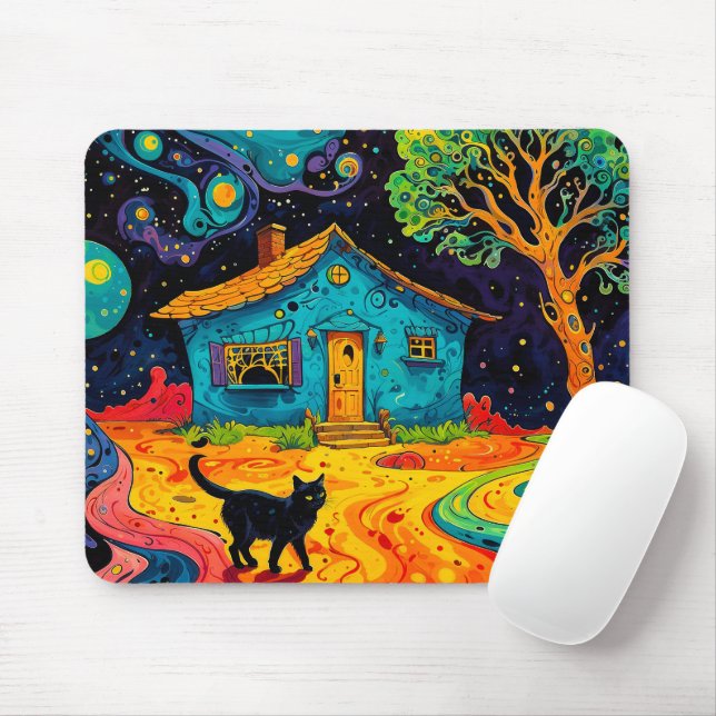 Mousepad "Paisagem Cósmica: Noite Mística" (Com mouse)