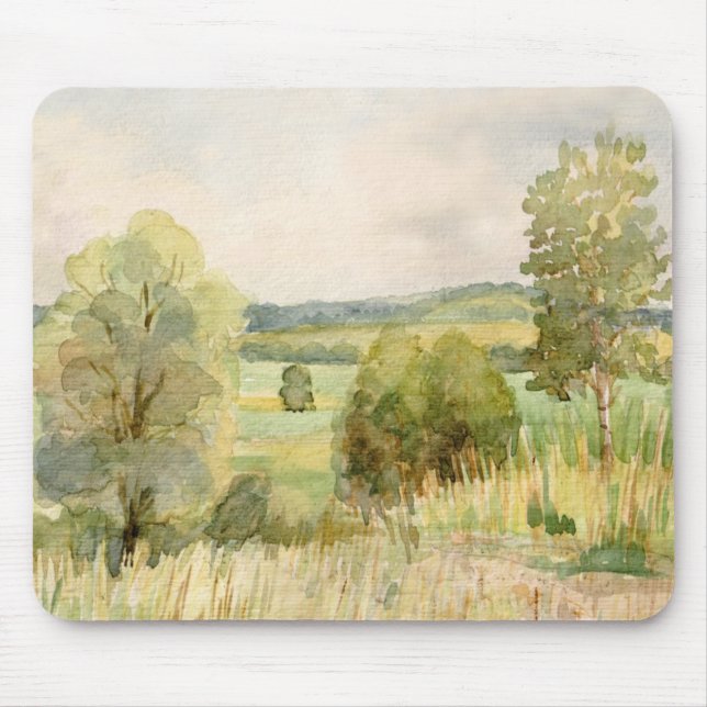Mousepad Paisagem da aguarela (Frente)