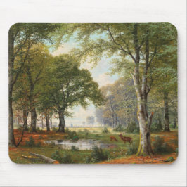 Mousepad Paisagem da Floresta da Noite
