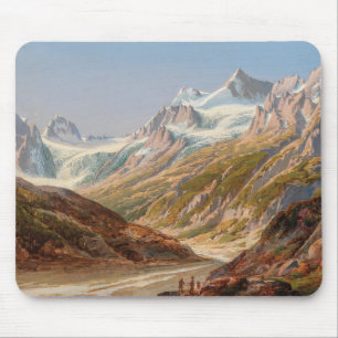 Mousepad Paisagem da Montanha Silvretta - Ignaz Dorn