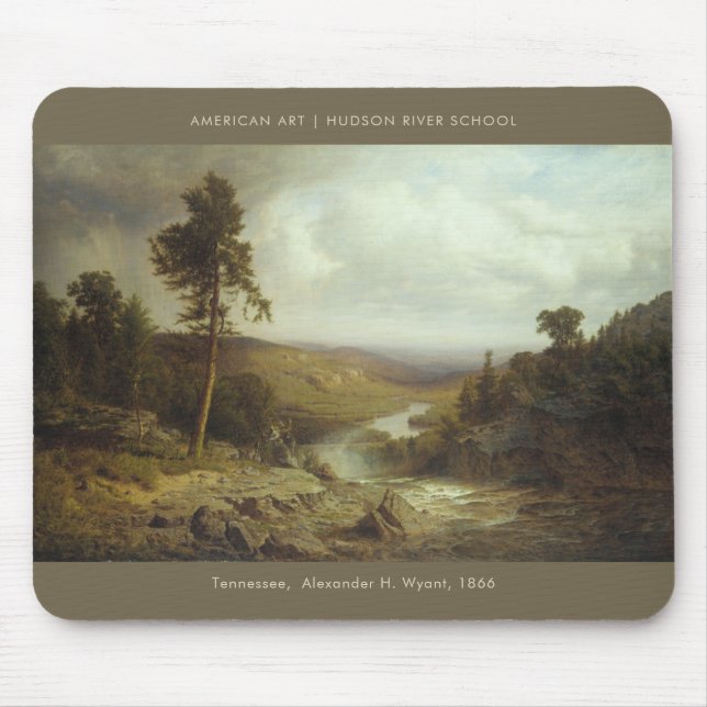 Mousepad Paisagem de Arte Americana do Tennessee Wyant (Frente)