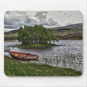 Mousepad Paisagem de embarcações desertas