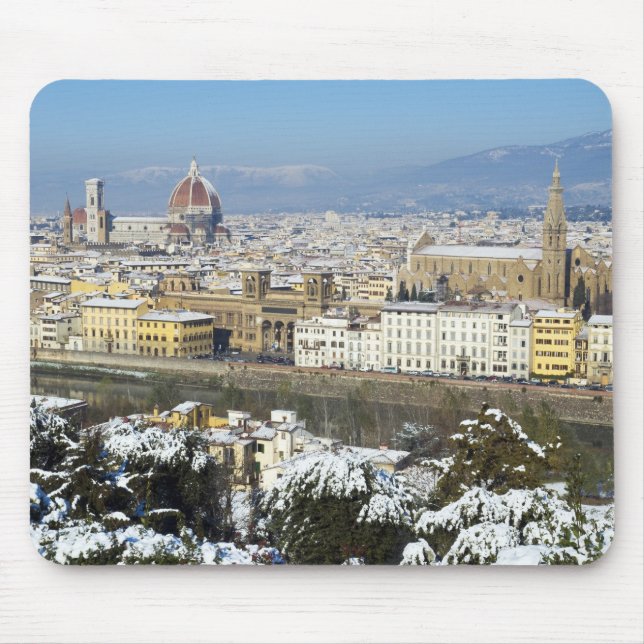 Mousepad Paisagem de Florença de Piazzale (Frente)