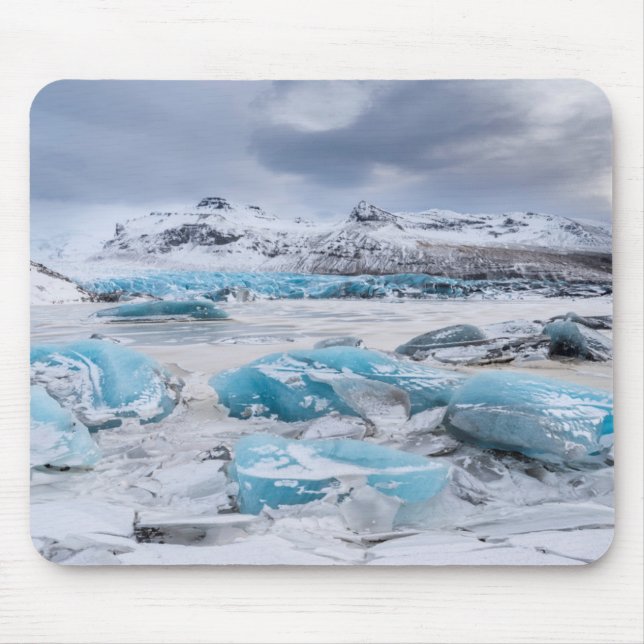 Mousepad Paisagem de gelo de geleira, Islândia (Frente)