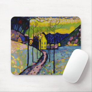 Mousepad Paisagem de inverno, 1909 por Wassily Kandinsky