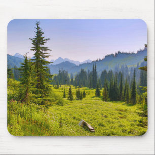 Mousepad Paisagem de Montanha e Floresta Estado de Washingt