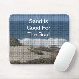 Mousepad Paisagem de Praia Foto Linda Natureza à beira-mar