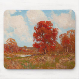 Mousepad Paisagem de queda (cena rural no outono) (árvores