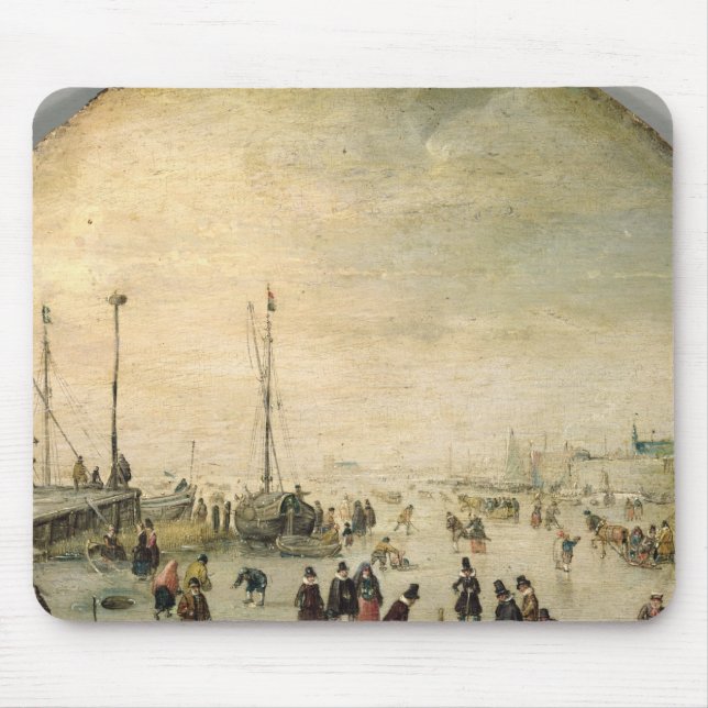 Mousepad Paisagem do inverno (Frente)