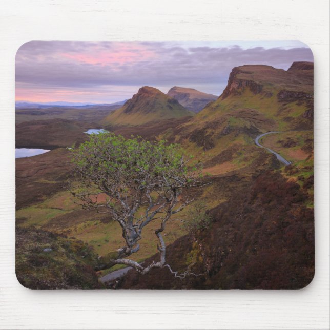 Mousepad Paisagem do nascer do sol de Quiraing em Skye (Frente)