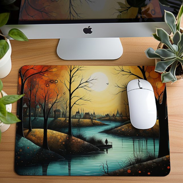 Mousepad Paisagem do Parque do Rio Pacífico (Criador carregado)