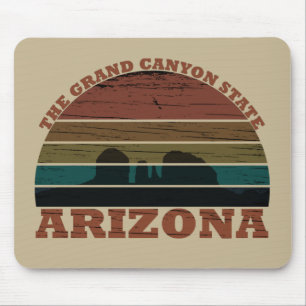 Mousepad paisagem do pôr do sol arizona vintage az