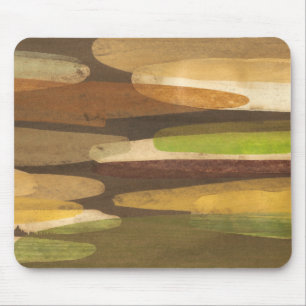 Mousepad Paisagem do Tom da Terra Abstrato
