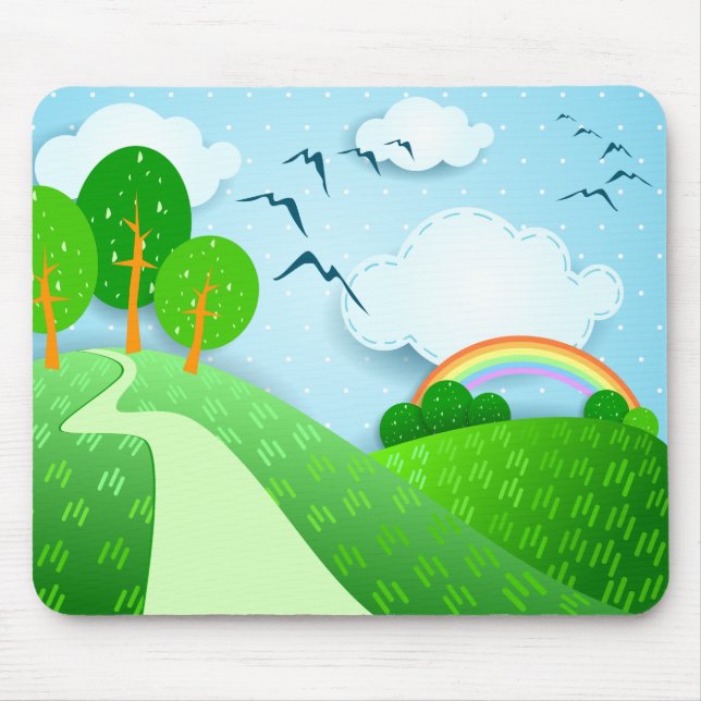 Mousepad Paisagem fantasiosa, bocal (Frente)