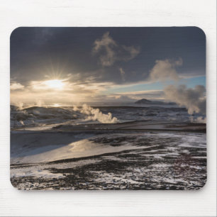Mousepad Paisagem Invernal Geotérmica