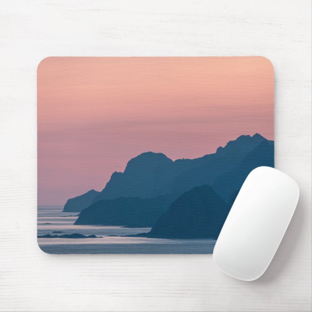 Mousepad Paisagem Lofoten Noruega (Com mouse)