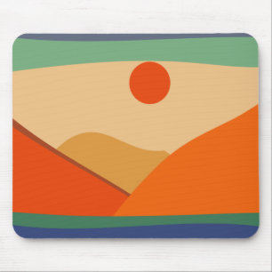 Mousepad Paisagem, montanha, arte digital, arte
