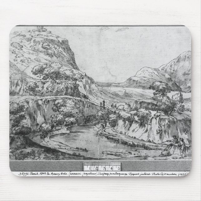Mousepad Paisagem montanhosa (Frente)