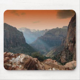 Mousepad Paisagem montanhosa do Parque Nacional Zion