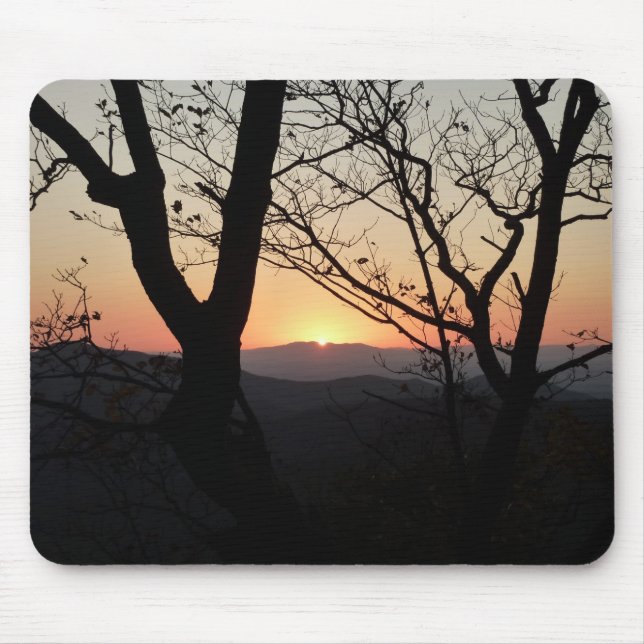 Mousepad Paisagem Nacional do Parque Sunset Shenandoah (Frente)