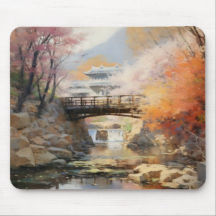 Mousepad Paisagem Natural Asiática