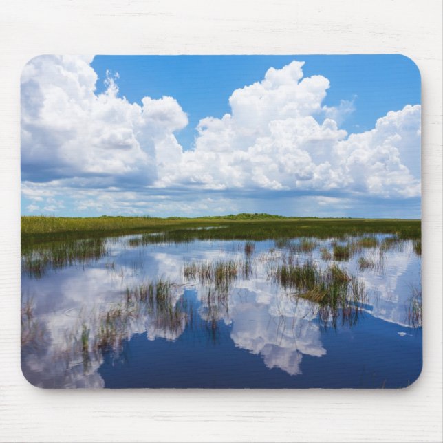 Mousepad Paisagem natural dos marismas (Frente)