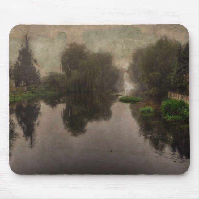 Mousepad Paisagem no Mundo Antigo - Pintura de Belas Artes (Frente)
