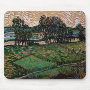 Mousepad Paisagem, Ponte em Oise por Vincent van Gogh