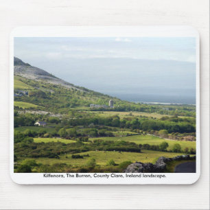 Mousepad Paisagem rural de Ireland, o Burren, Co. Clare