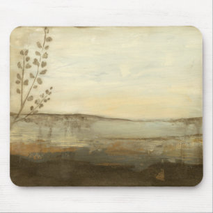 Mousepad Paisagem solar moderna - Pintura a óleo
