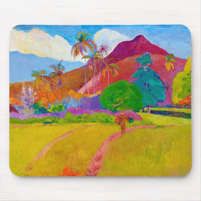 Mousepad Paisagem Taitiana, Gauguin (Frente)