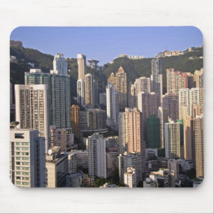 Mousepad paisagem urbana de Hong Kong, China